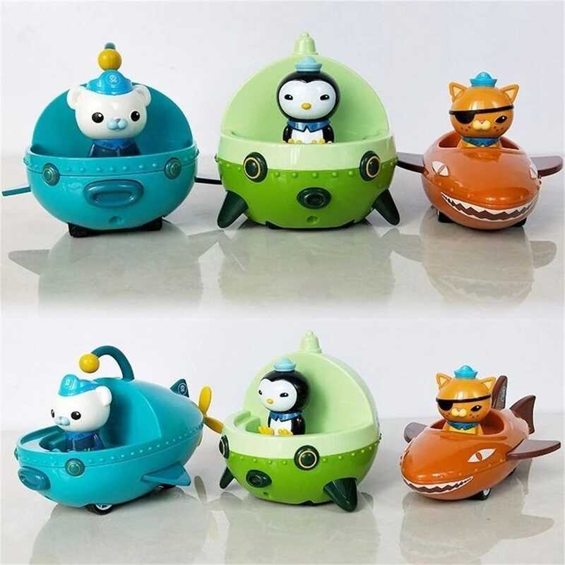 TGRADU Vehicle Set Special Vehicles Barnacles Kwazii Peso Pull Back Toy ...