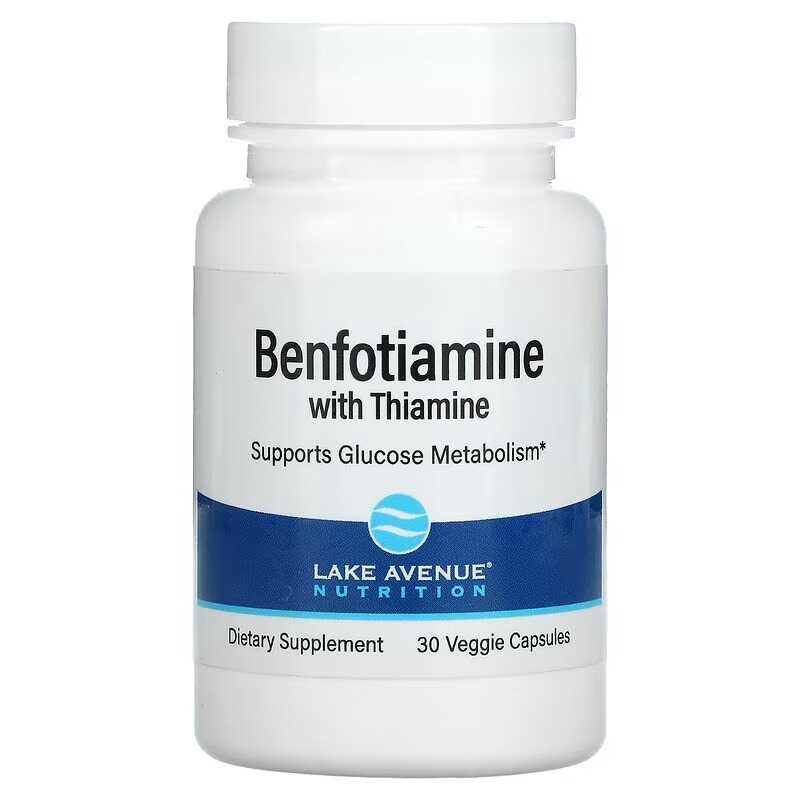 Benfotiamine Fat Soluble with Thiamine, 250 mg, 30 Veggie Capsules Shopee Philippines