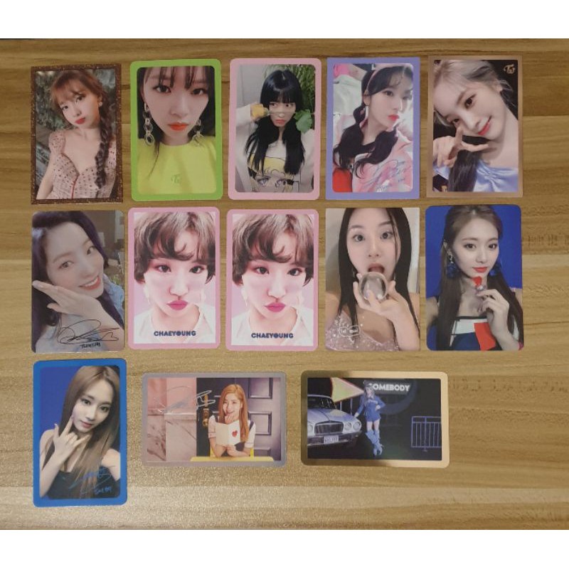 TWICE OFFICIAL PHOTOCARDS AND COASTER (Nayeon, Jeongyeon, Momo, Sana ...