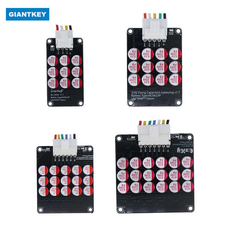 GIANTKEY Capacitor BMS 3S 4S 5S 6S High Current Active Equalizer 6A ...