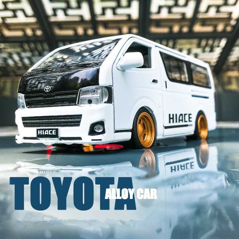 12298; Handa Na Stock》1:32 TOYOTA HIACE MPV Alloy Car Model Diecast ...
