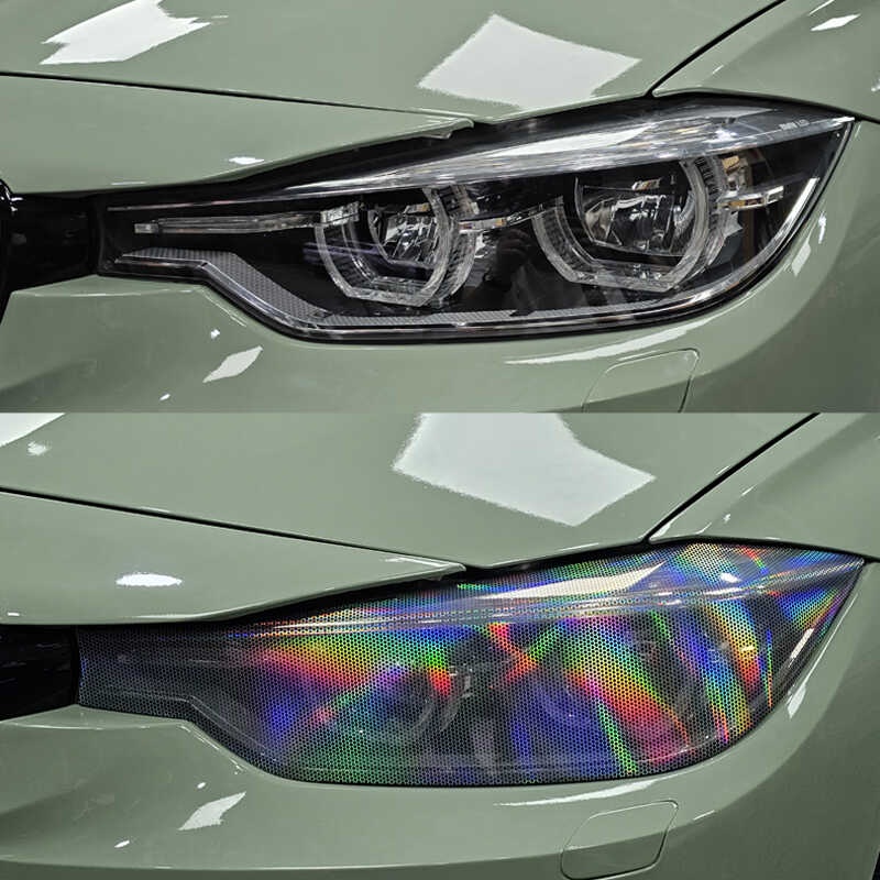 Headlights Film Honeycomb Car Sticker Chameleon Motorcycle Vinyl ...