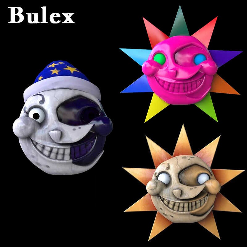 WD Security Breach Mask Sun Moon Sundrop Cosplay Masks Halloween Props ...