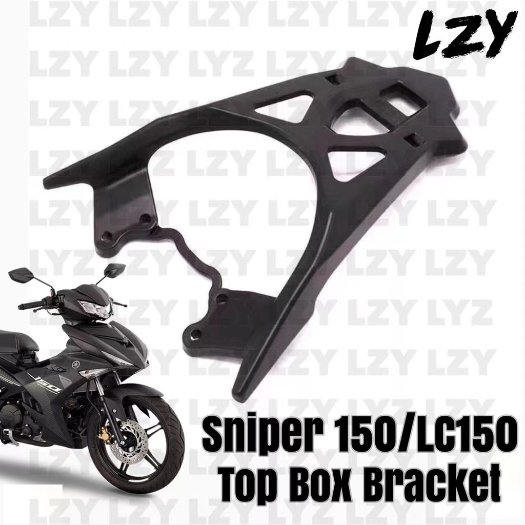 ♞yamaha Sniper 150 And Lc150 Sparrow Alloy Back Tail Top Box Bracket 