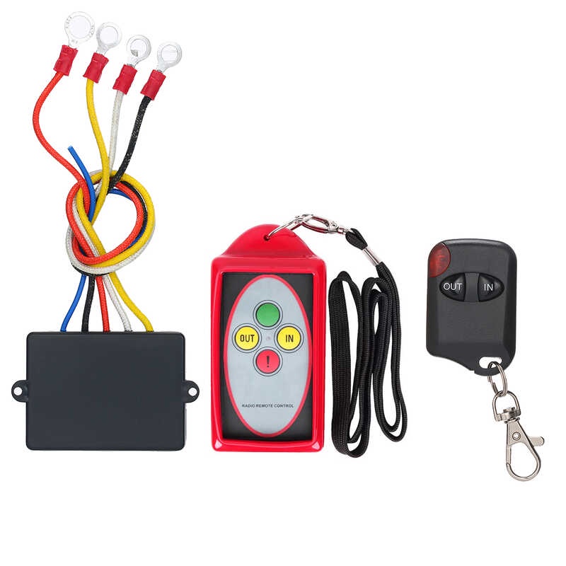 12V-24V Winch Wireless Remote Control Switch Set - ATV-HR Hand Remote ...