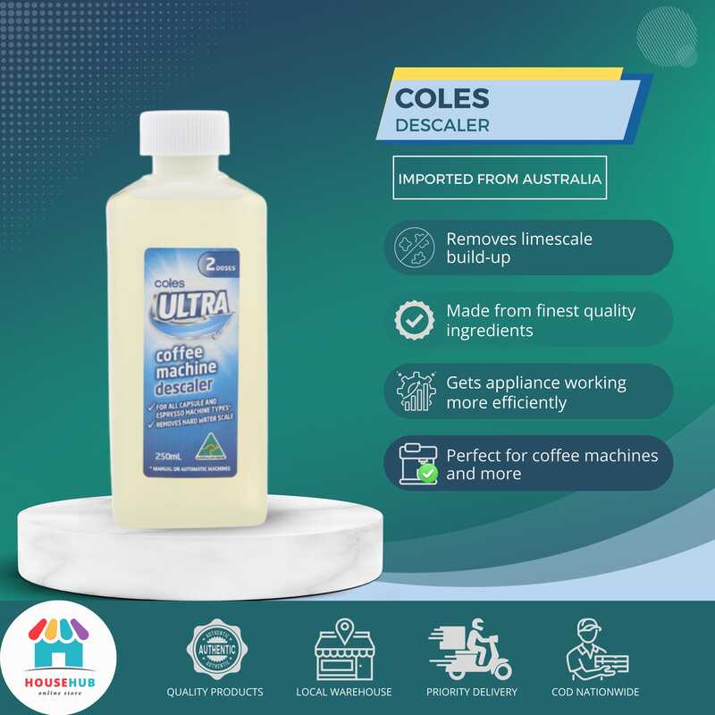 Coles Ultra Coffee Machine Descaler (250mL) Shopee Philippines