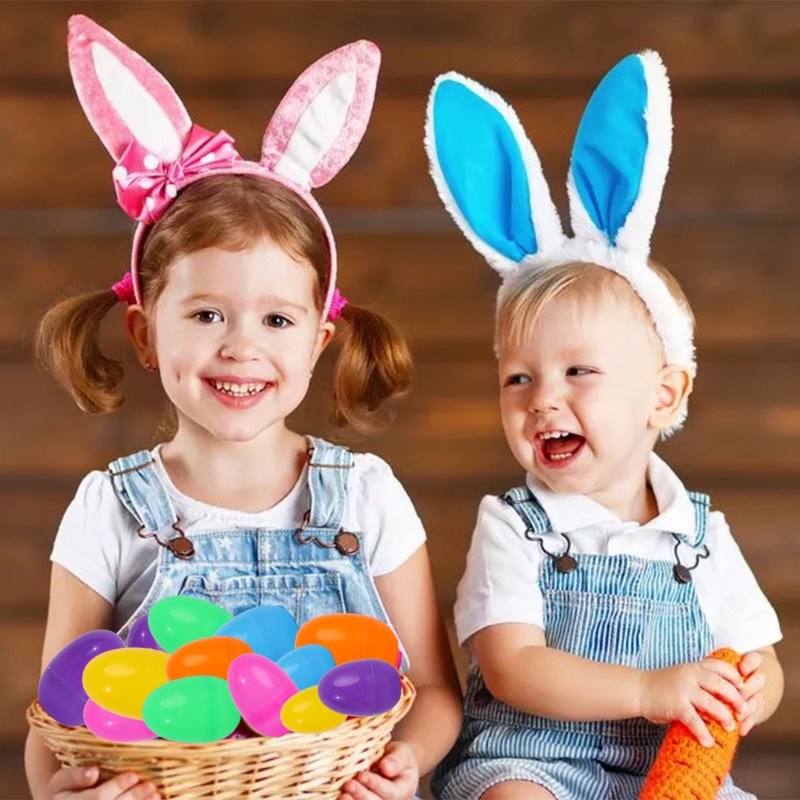 10pcs Candies Chocolate Fillable Easter Eggs - Reusable Colorful ...