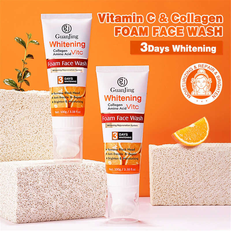 Disaar Vitamin C Facial Wash 100G Foam AntiFreckle Whitening Cleaning