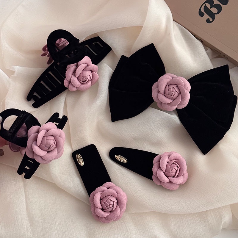 Korean Version New Style Hair Clip Autumn Winter Velvet Grab Clip ...