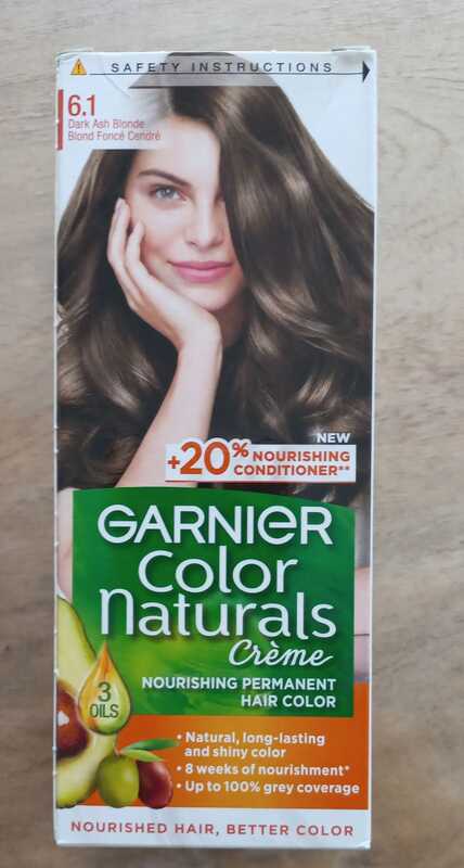 Garnier Hair Color 6.1Dark Ash Blonde/imported from UAE/Expiry date ...