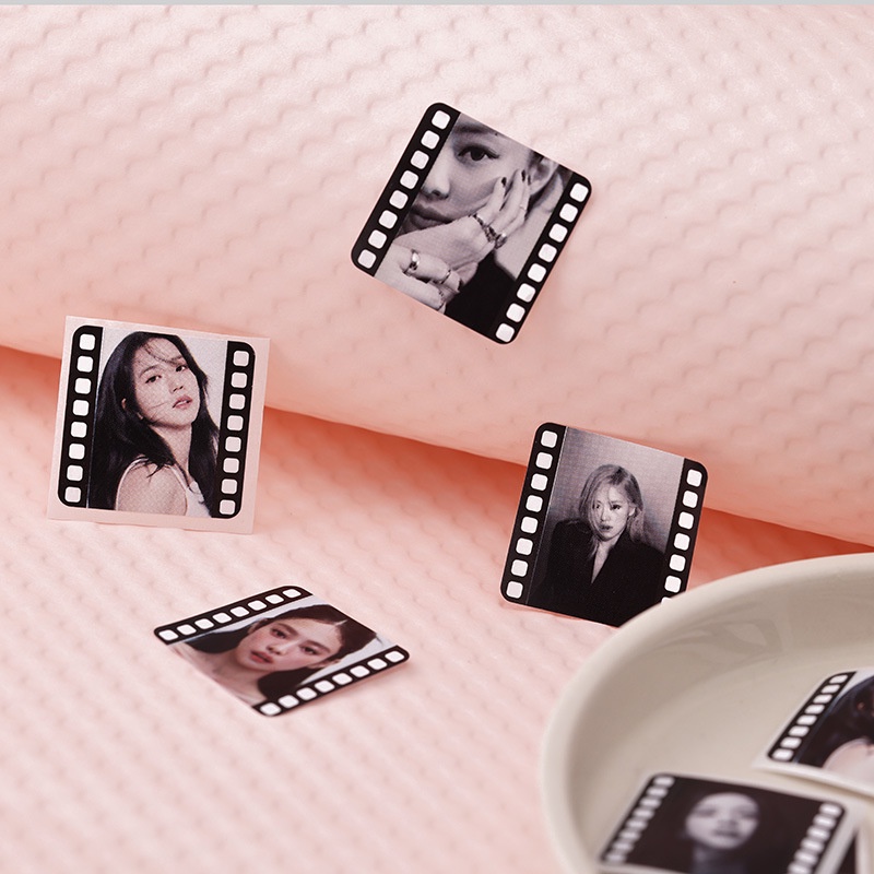 500PCS KPOP Girl Group BLACKPINK Lisa Stickers Roll Sealing Stickers ...