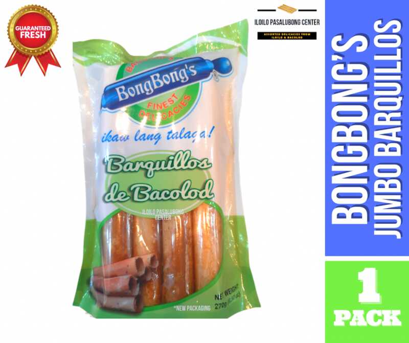 BONGBONGS PASALUBONG Barquillos De Bacolod JUMBO PACK 380Grams | Shopee ...