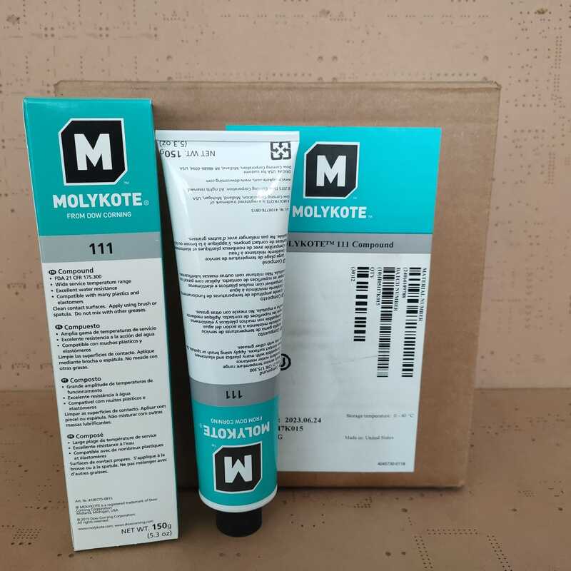 Dow corning lubricant MOLYKOTE DC111 vae molik 111 silicone O ring