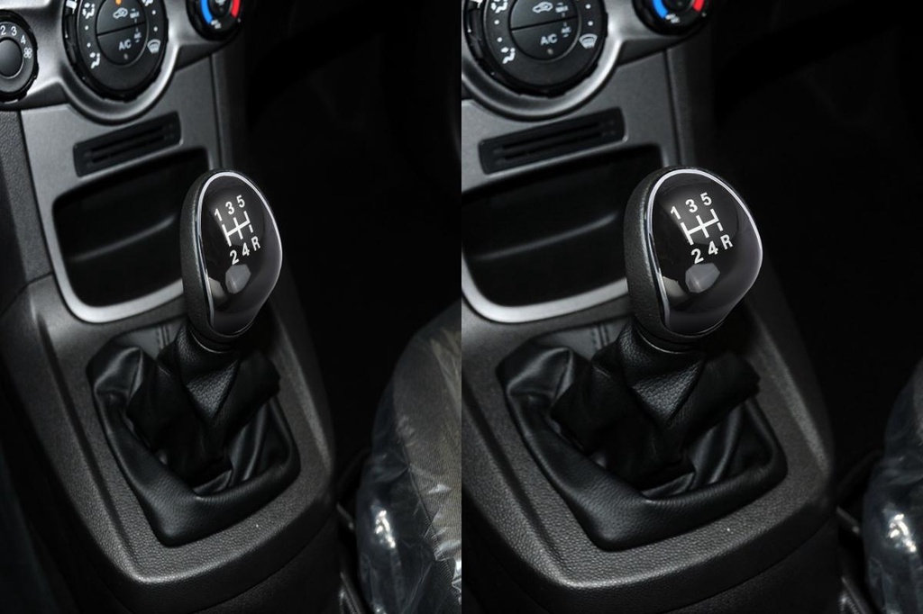 SOU_ Lightweight Gear Shift Knob Cover 5 Speed Shift Lever Knob Cap