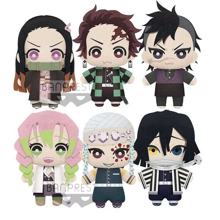 Anime Demon Slayer Plush Pendant Toys 15Cm Shinazugawa Genya Sanemi ...