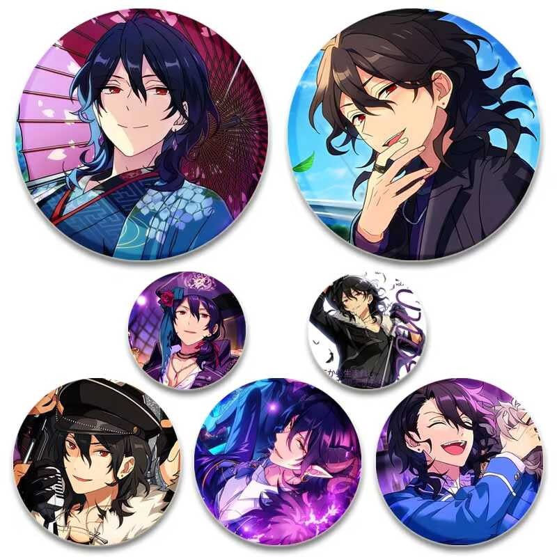 Anime Ensemble Stars Knights Sakuma Rei Brooches on Backpack Creative ...