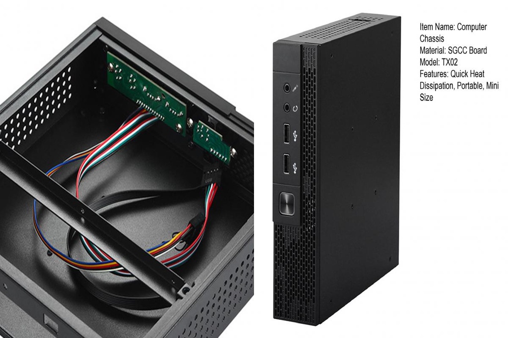 [Ft] Quick Computer Case Mini Computer Chassis Ultraslim Mini Itx