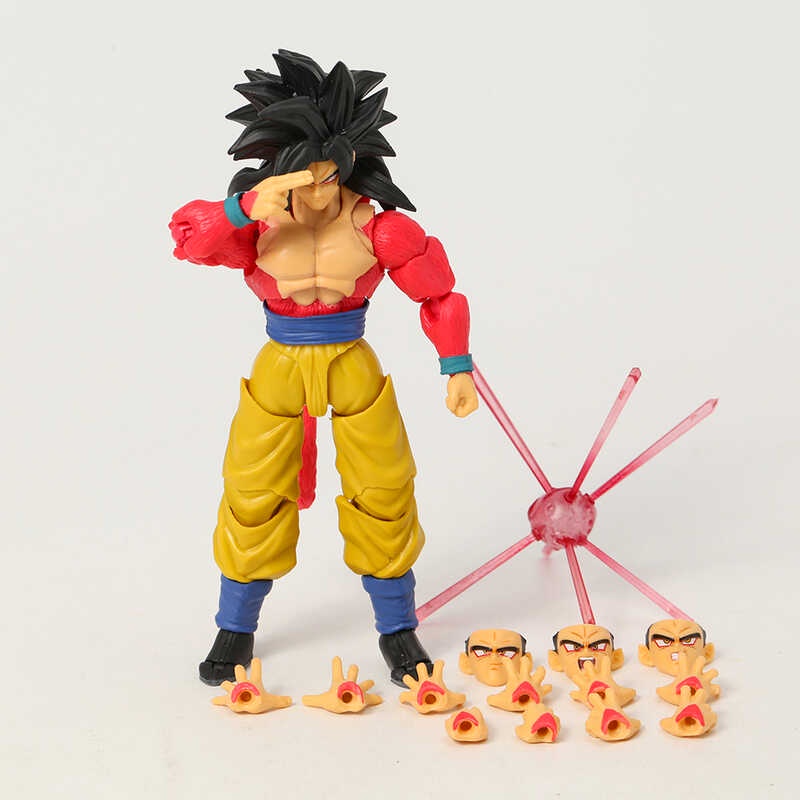 Figurine SHF Goku Super Saiyan 4 15.5cm Modèle Action PVC Anime