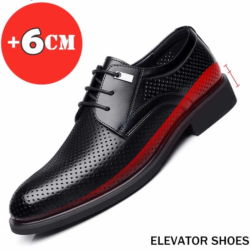 Business Formal Leather Men Dress Shoes Increase Elevator main image 0