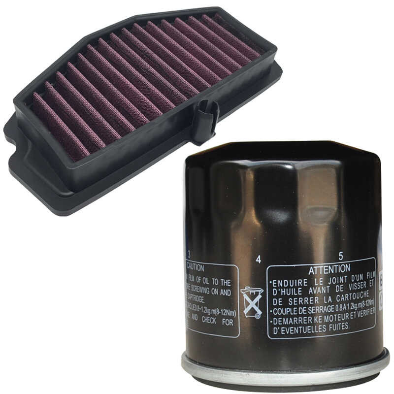 WD Ng Maglinis Motorcycle Air Filter At Oil Filter Para Sa Kawasaki