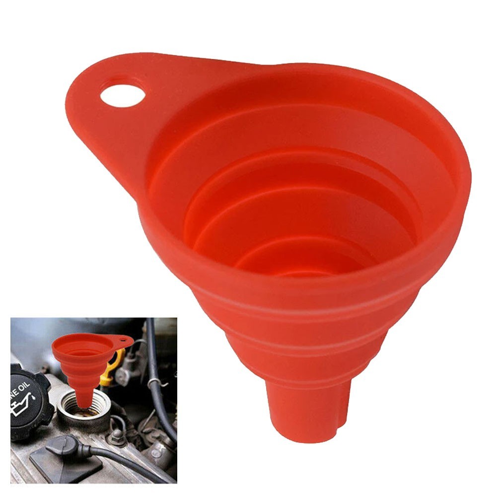 OURLOVE-PH ️Auto Funnel Oil Fuel Petrol Diesel Fluid Change Fill ...