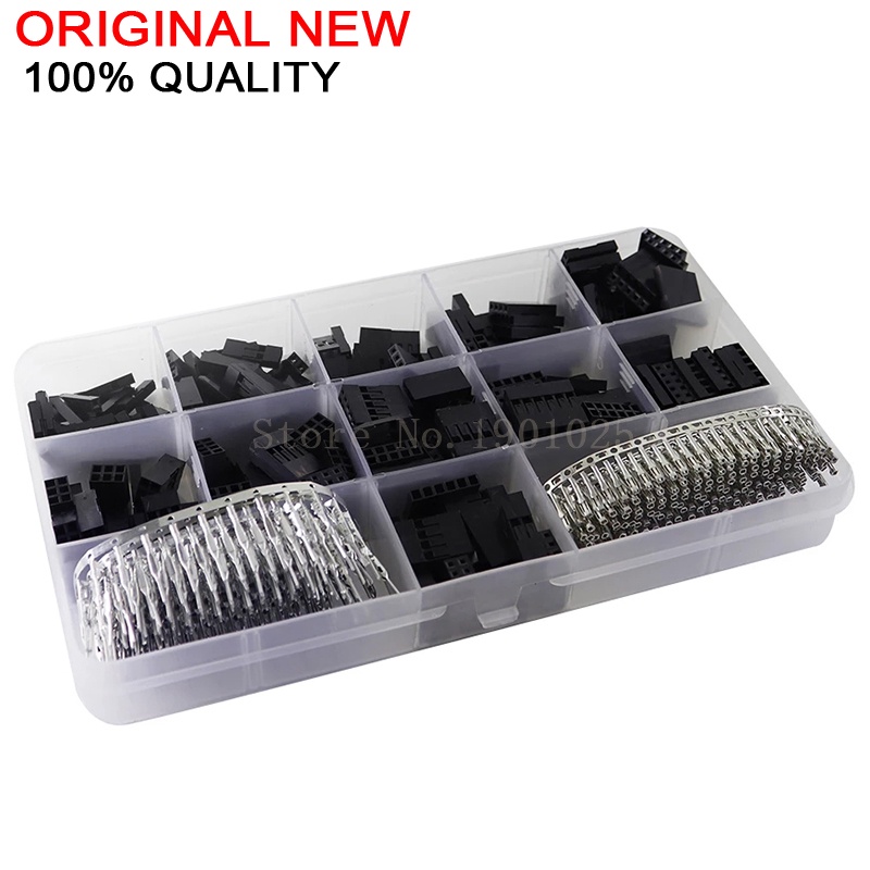 620PCS Dupont Connector 2.54mm, Dupont Cable Jumper Wire Pin Header ...