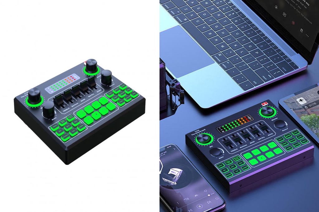 [RB] Compact Phone Voice Changer for Live Studio Computer Karaoke