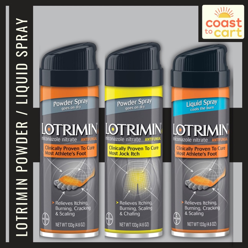 Lotrimin AF Athlete's Foot Powder Spray / Jock Itch Powder Spray
