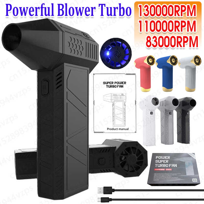 High Speed Duct Fan Air Blower Turbo Violent Fan Na May LED Light ...