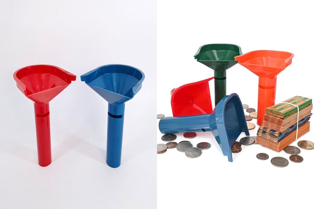 OR_ Portable Coin Counter Coin Wrapper Portable Coin Sorter Machine ...