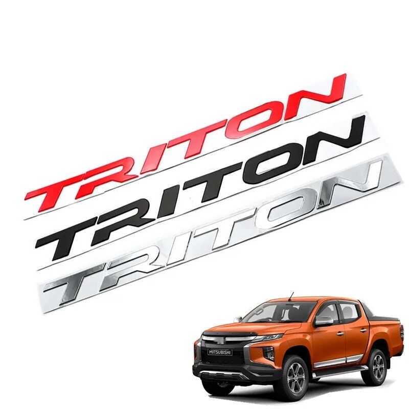 TRITON Front Hood Decorative 3D Emblem Badge - Decal Nameplate Sticker ...