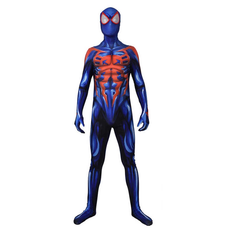 Halloween 2099 Spiderman Superhero Cosplay Costume Boys Blue Red ...