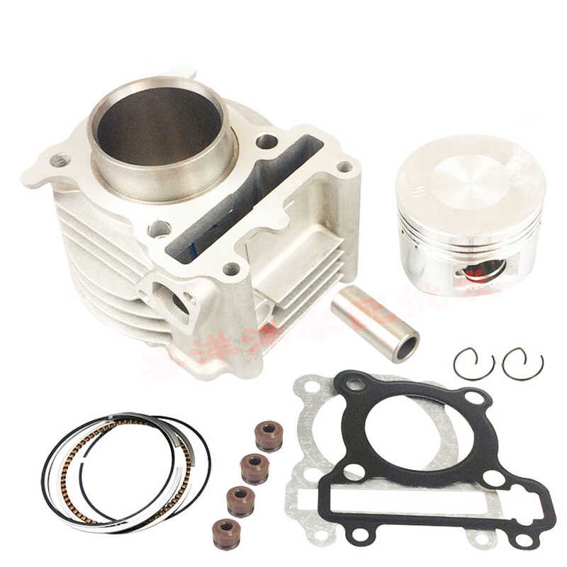 52.4mm Engine Motorcycle Piston Kit Cylinder Gasket 15mm pin for Yamaha ...