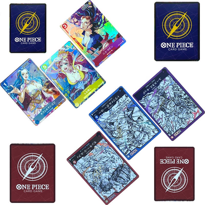 Diy Homemade One Piece Rare Collection Flash Card Shanks Luffy Eustass ...