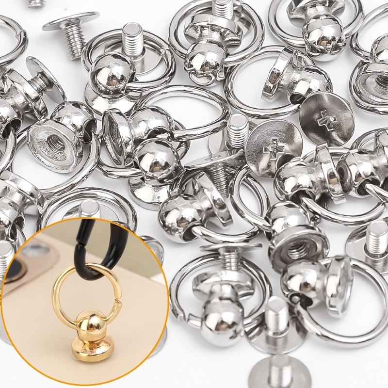20Pcs Pull Ring Rivet Buckles - Bag Side Clip Buckles - DIY Removable ...