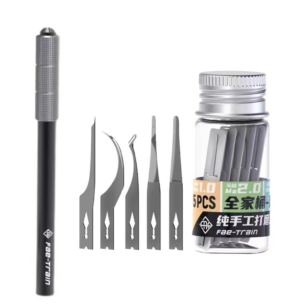 Original New 18types FAE-Train Fluorescent Handle Rod Knife Blade ...
