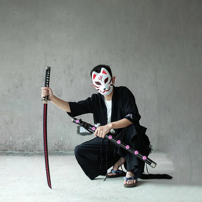 One Piece Sword Roronoa Zoro Law Bleach Ichigo Wooden Sword Cosplay ...