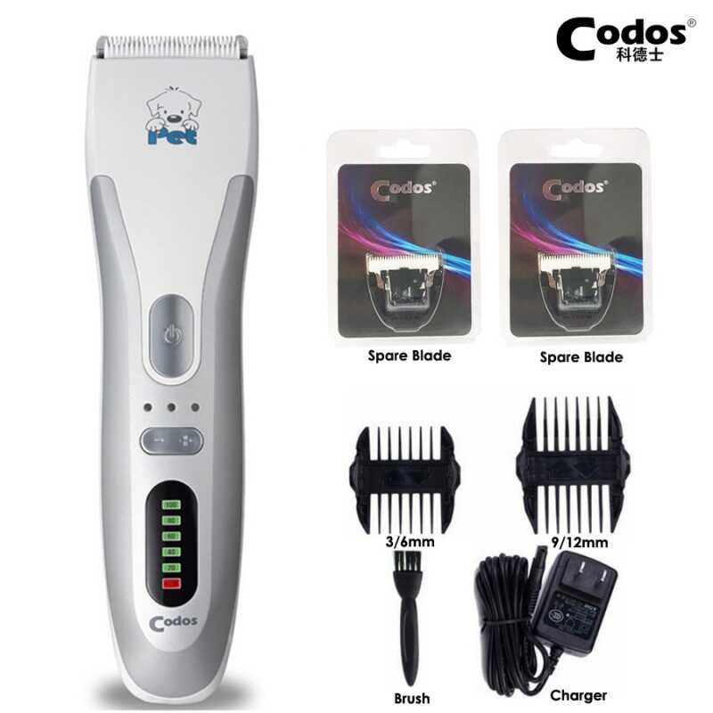 Professional Codos CP8100 Pet Trimmer Rechargeable Dog Clipper Electric ...