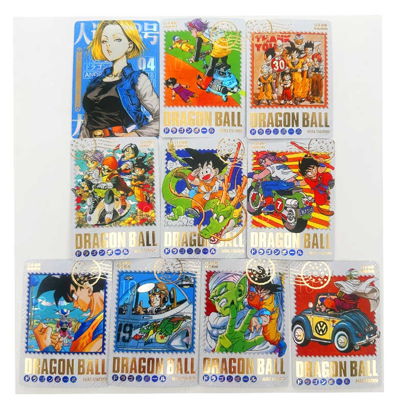 9pcsset Dragon Ball Z Gt Android 18 Super Saiyan Heroes Battle Card Ultra Instinct Goku Vegeta 