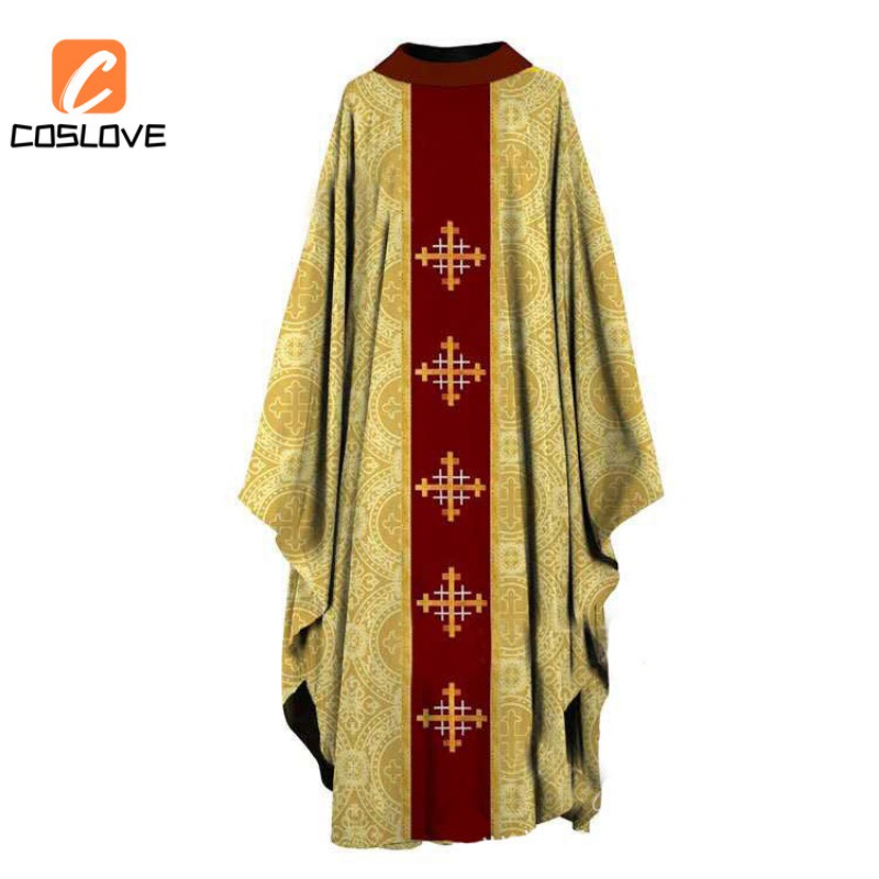 Middle Eastern Style Robe Men Muslim Long Cloak Suit for Adult ...