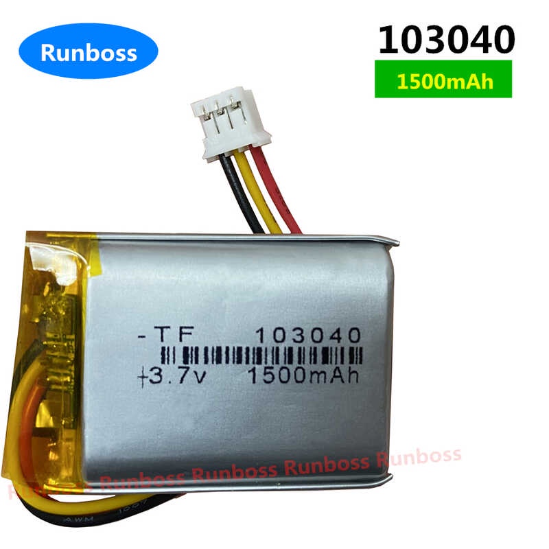 XINJ 523450 1000mAh 3.7V Li-Po Rechargeable Battery – With JST 3-Pin Connector & Thermistor