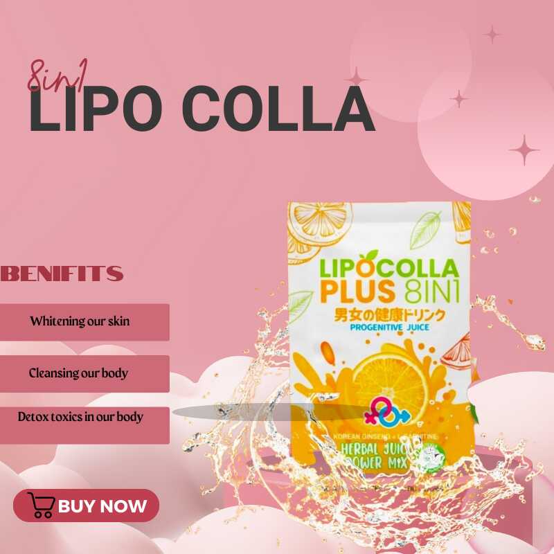 Lipo Colla Plus 8 in 1 Immunity-Boosting Juice with Glutathione and ...