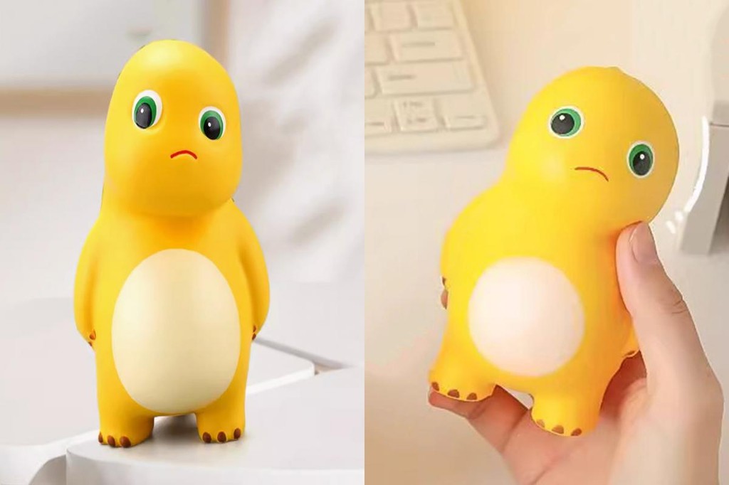 Lingoer| Anxiety Relief Squeeze Toy Light-up Dinosaur Squeeze Toy Light ...