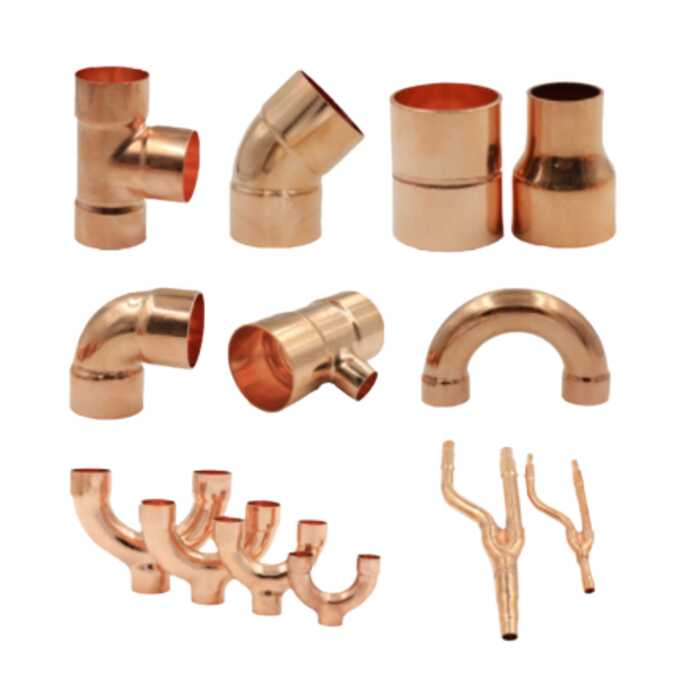 HVAC Refrigeration Y Tee Shape Copper Pipe Fittings Shopee Philippines