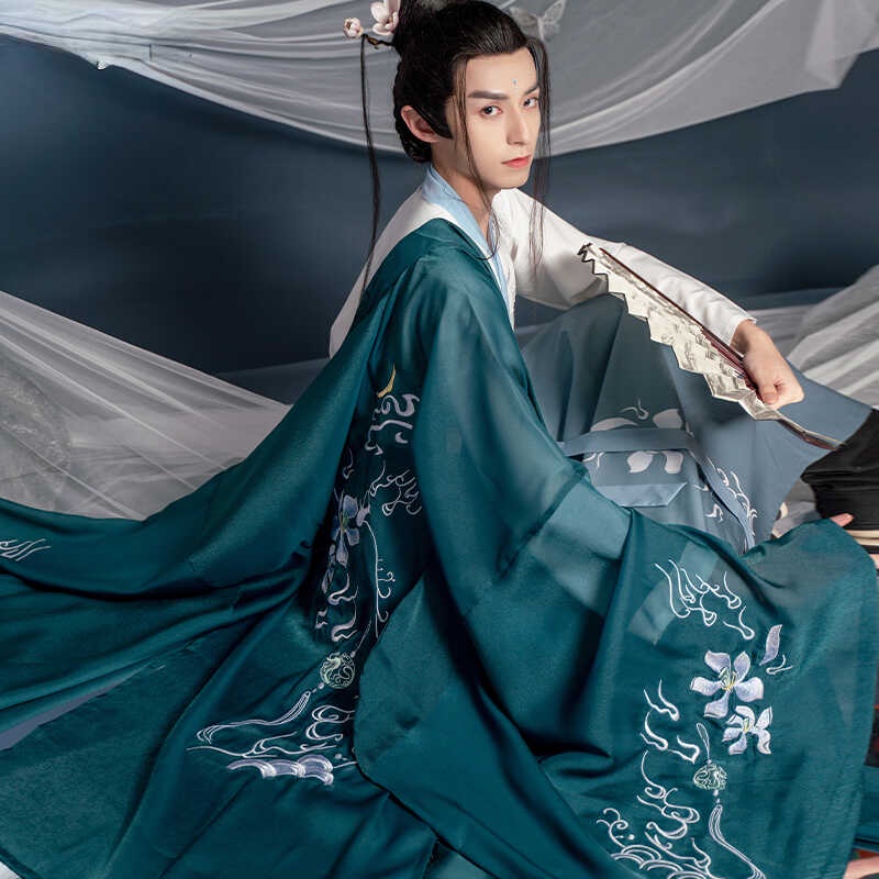 Traditional Hanfu Dress Oriental Tang Suit Gown Robes Japanese Samurai ...