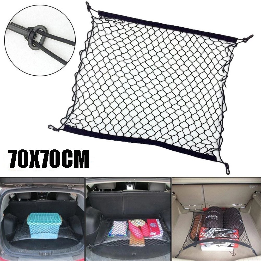 TBTOPONE ️Elastic Floor Car Boot Net Cargo Storage Mesh SUV Truck ...