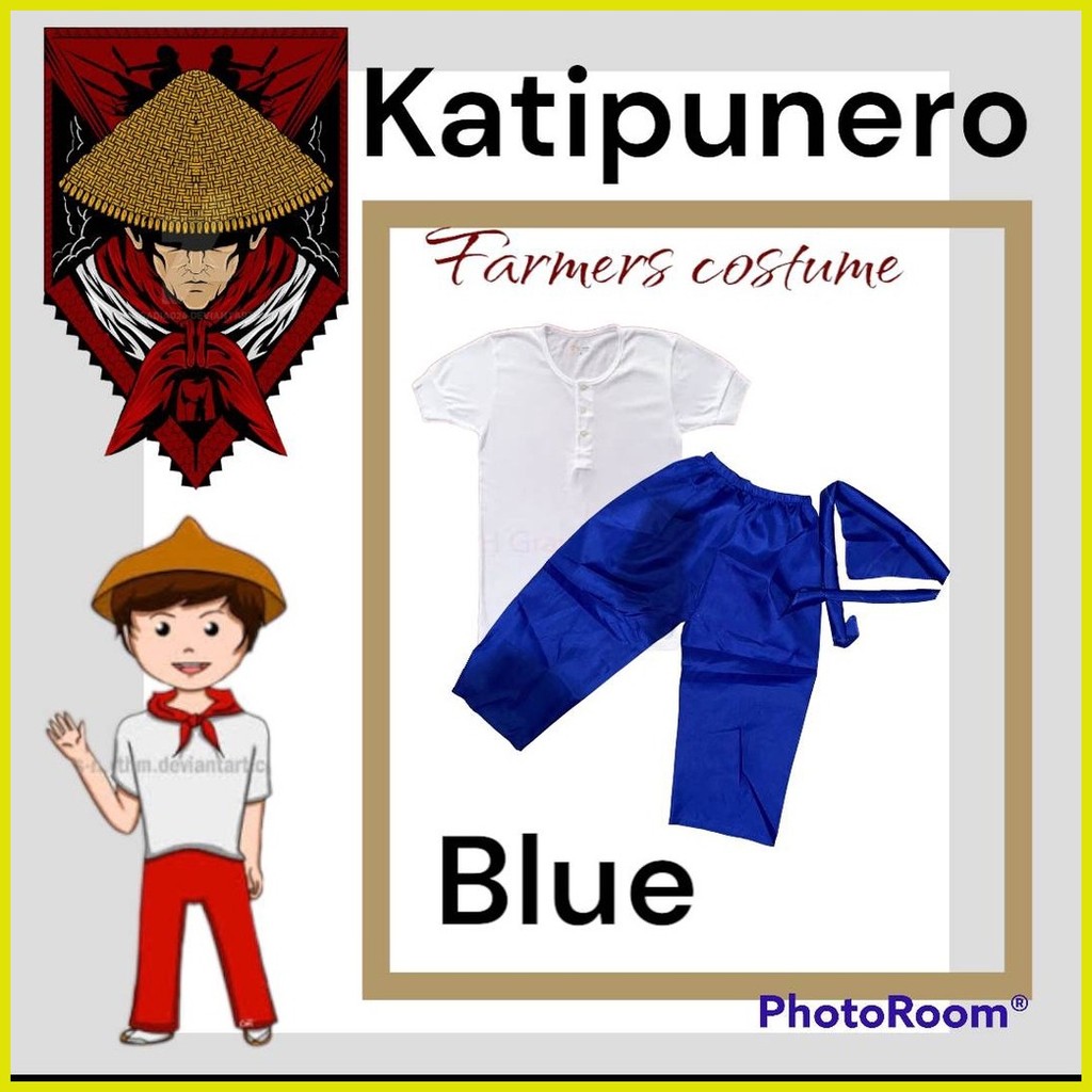 ☑ QSA'S Magsasaka costume/ katipunero costume/ filipino attire/ Linggo ...