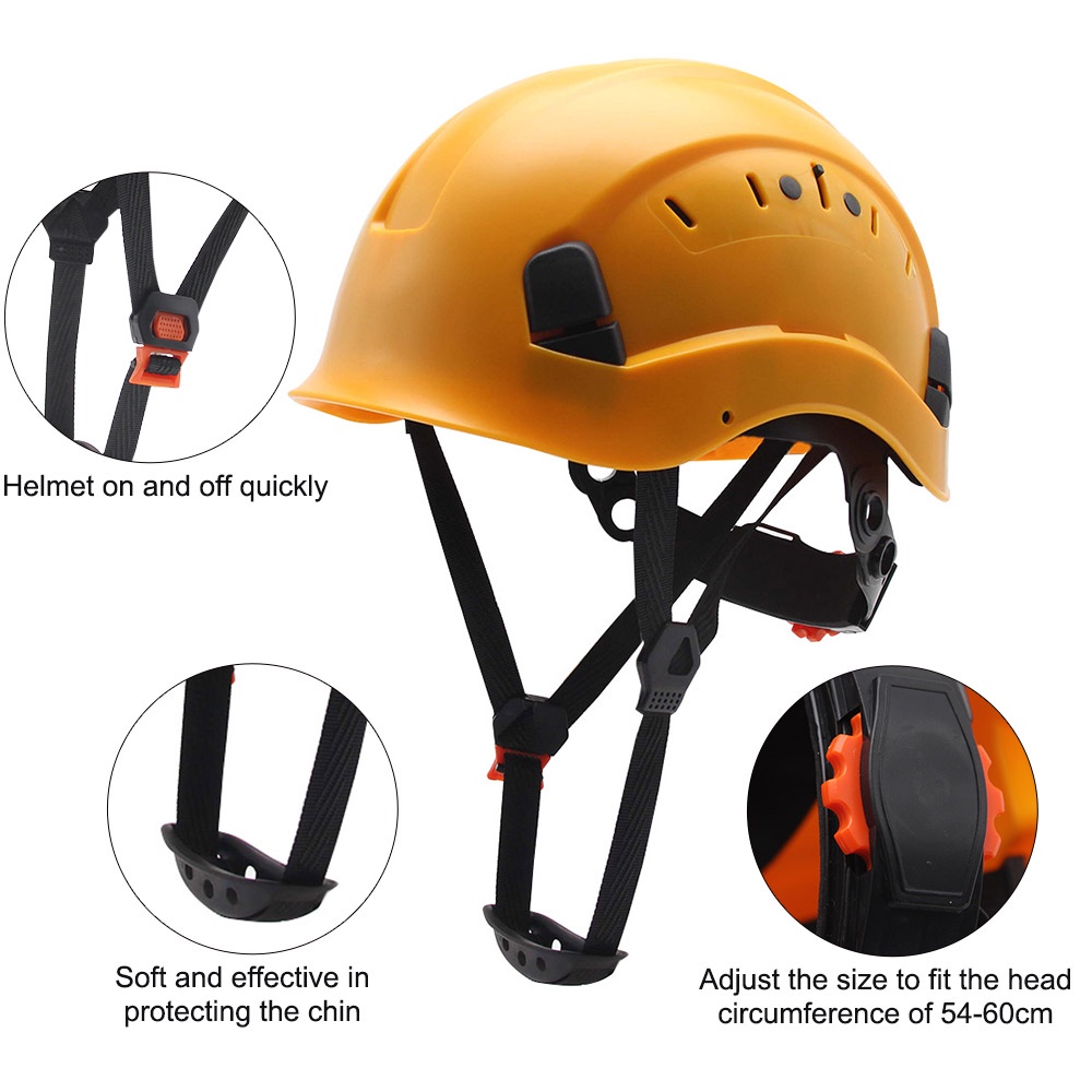 AOLAMEGS CE Protective Safety Helmet ABS Outdoor Workplace Cap ...