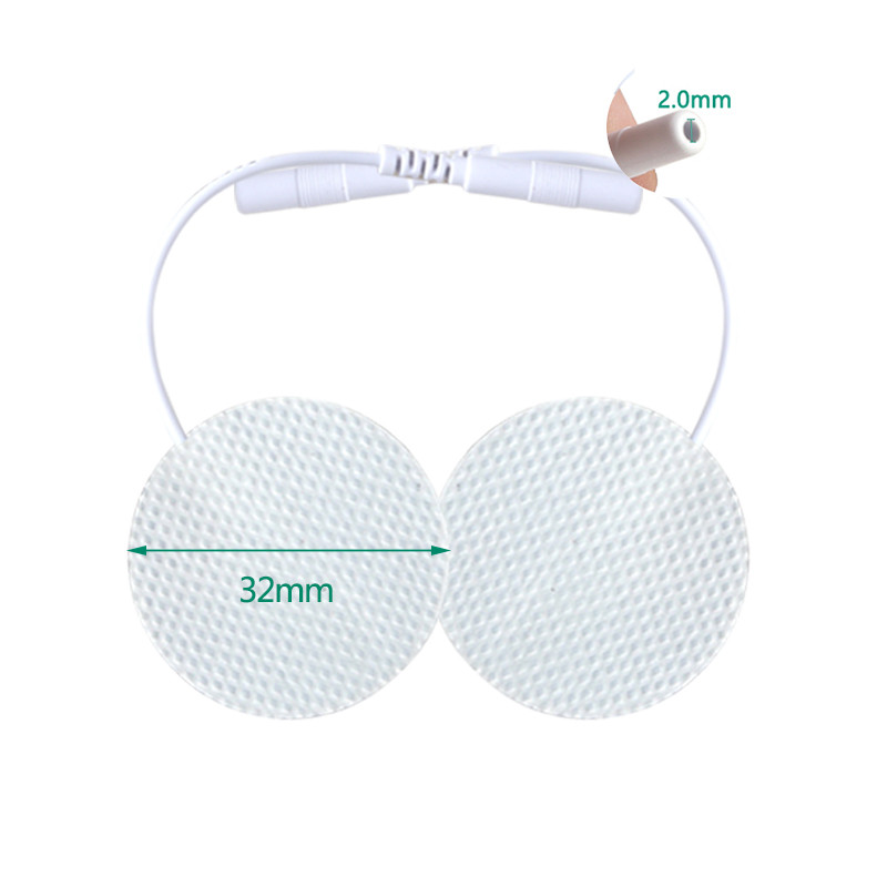 32mm EMS Electrode Pads Slim Self Adhesive Gel Electrode Sticker For ...