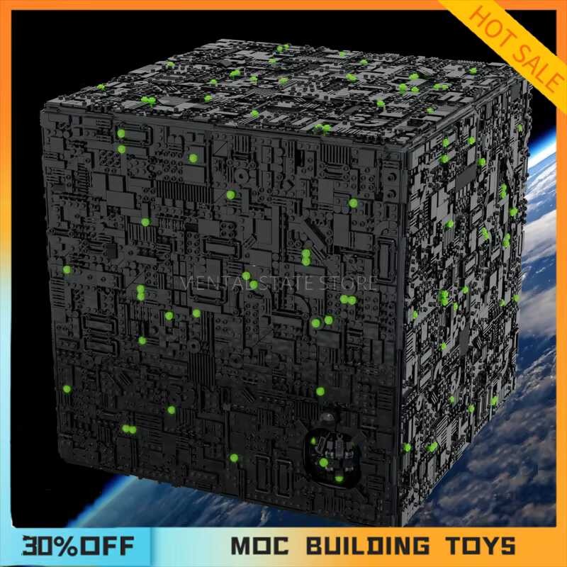 Customized 9278PCS MOC Borg Cube Building Blocks Technology Bricks DIY ...